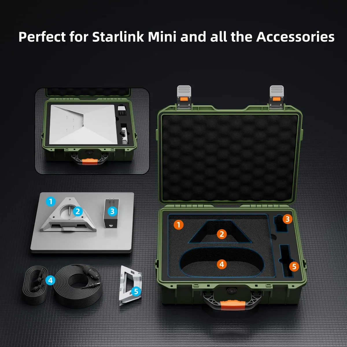 Dual Lock Holes Air Lock Valve Starlink Protective Box